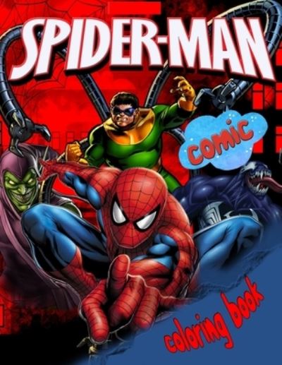 SPIDER-MAN Coloring Book - John Mitchell - Książki - Independently Published - 9798619266979 - 28 lutego 2020