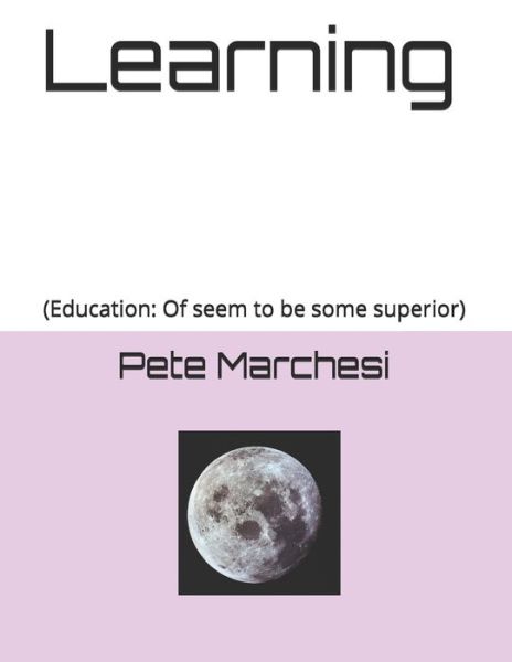 Cover for Pete Marchesi · Learning (Paperback Book) (2020)