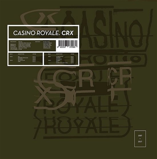 Cover for Casino Royale · Crx (Xx Anniversary) (LP) (2017)