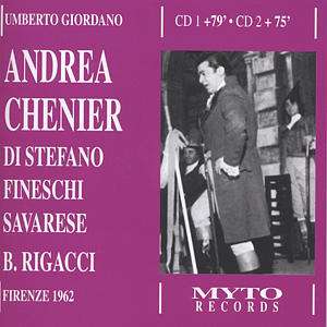 Cover for Distefanofineschisavaresefl · Andrea Chenier (CD) (2013)