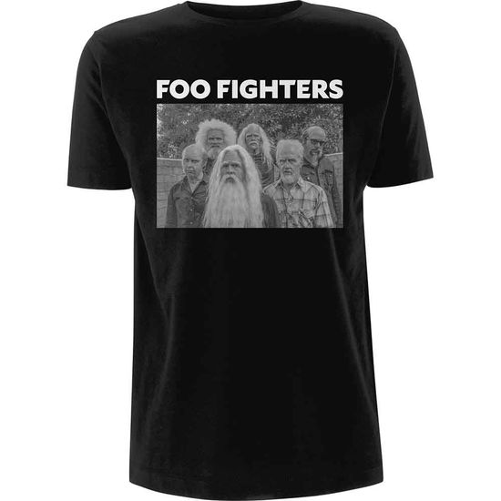 Foo Fighters Unisex T-Shirt: Old Band Photo - Foo Fighters - Fanituote - PHM - 5056012011980 - maanantai 7. elokuuta 2017