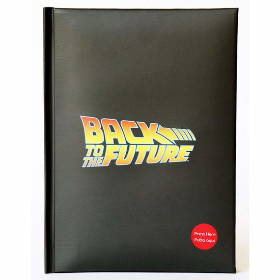 Back To The Future - Note Book With Light - Logo - Back To The Future - Merchandise -  - 8436546890980 - September 21, 2021