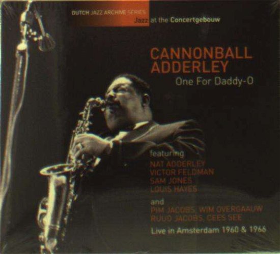 Cover for Cannonball Adderley · One For Daddy-O (CD) (2016)