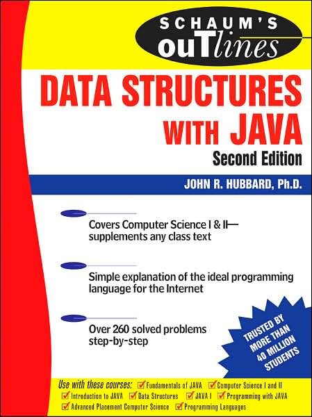 Cover for John Hubbard · Schaum's Outline of Data Structures with Java, Second Edition (Paperback Book) (2007)