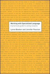 Cover for Lynne Bowker · Working with Specialized Language: A Practical Guide to Using Corpora (Hardcover Book) (2002)