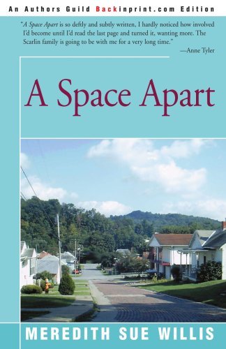 Cover for Meredith Willis · A Space Apart (Paperback Book) (2005)