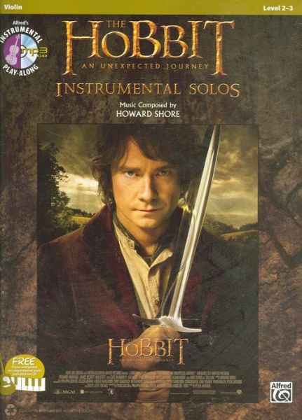 Cover for Howard Shore · The Hobbit: an Unexpected Journey Instrumental Solos: Violin (Pocketbok) (2013)