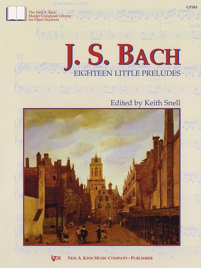 Eighteen Little Preludes (piano) - Johann Sebastian Bach - Books - Kjos (Neil A.) Music Co ,U.S. - 9780849761980 - July 12, 1995