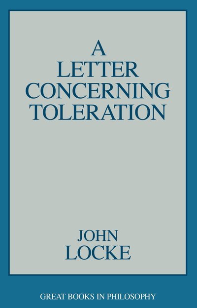 Cover for John Locke · A Letter Concerning Toleration - Great Books in Philosophy (Paperback Bog) (1990)