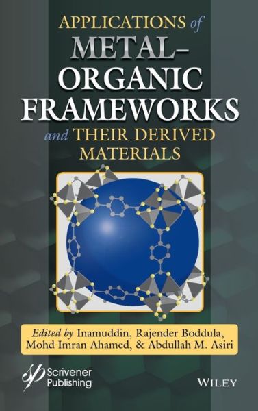 Cover for Inamuddin · Applications of Metal-Organic Frameworks and Their Derived Materials (Gebundenes Buch) (2020)