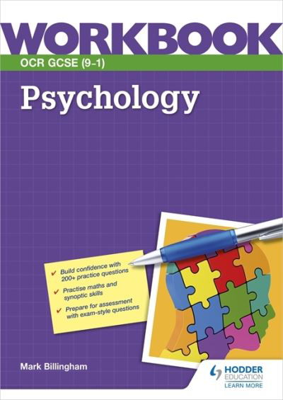 OCR GCSE (9-1) Psychology Workbook - Mark Billingham - Kirjat - Hodder Education - 9781398316980 - perjantai 26. helmikuuta 2021