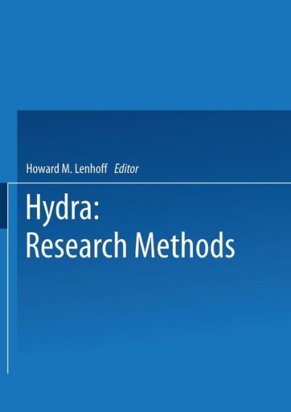 Cover for Howard Lenhoff · Hydra: Research Methods (Pocketbok) [1983 edition] (2013)