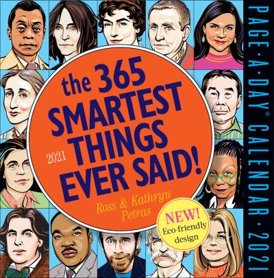 Cover for Kathryn Petras · 2021 365 Smartest Things Ever Said! Page-A-Day Calendar (Calendar) (2020)