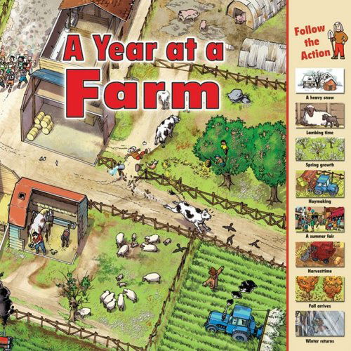 A Year at a Farm (Time Goes By) - Nicholas Harris - Książki - Millbrook Pr (T) - 9781580137980 - 1 kwietnia 2009