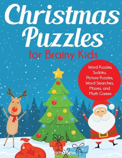 Cover for Dylanna Press · Christmas Puzzles for Brainy Kids (Taschenbuch) (2019)