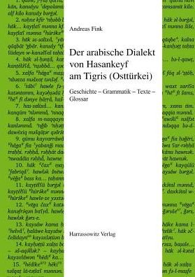 Cover for Fink · Der arabische Dialekt von Hasankey (Bog) (2017)