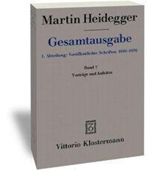 Cover for Martin Heidegger · Vorträge und Aufsätze (Book) (2000)