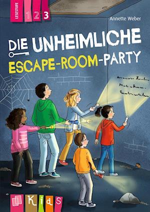 Die unheimliche Escape-Room-Party – Lesestufe 3 - Annette Weber - Books - Verlag an der Ruhr - 9783834665980 - April 15, 2024