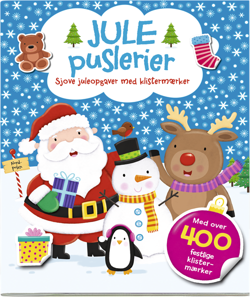 Cover for Ingen Forfatter · Julepuslerier sjove juleopgaver (Heftet bok) [1. utgave] (2019)