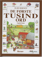 Cover for Else Hernov · De første tusind ord - engelsk / dansk (Bound Book) [1e uitgave] [Indbundet] (2009)