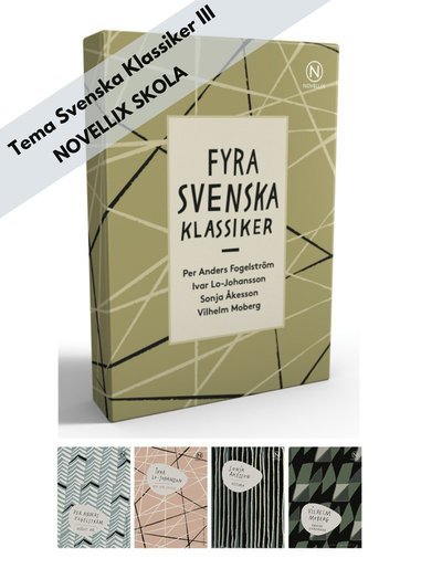 Cover for Vilhelm Moberg · Novellix Skola: Tema Svenska Klassiker III - paket med 32 böcker (Bog) (2020)