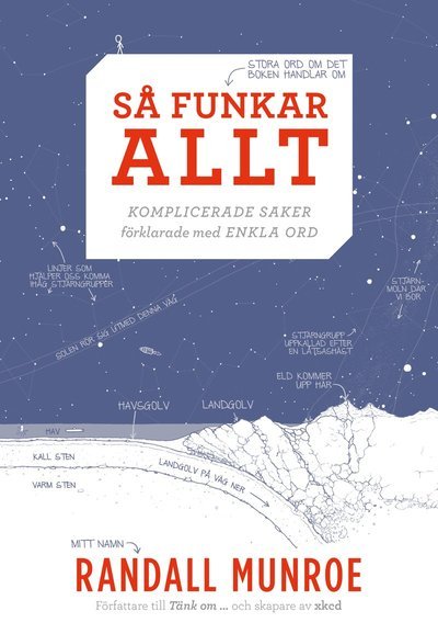 Cover for Randall Munroe · Så funkar allt : komplicerade saker förklarade med enkla ord (Innbunden bok) (2015)