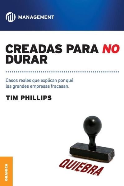 Cover for Tim Phillips · Creadas Para No Durar (Paperback Book) [Spanish edition] (2012)