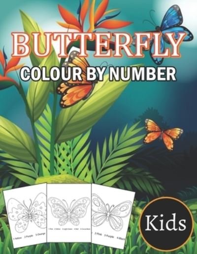Cover for Arthur Brown · Butterfly Colour By Number Kids (Paperback Bog) (2020)