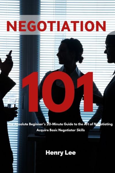 Cover for Henry Lee · Negotiation 101 (Paperback Book) (2020)