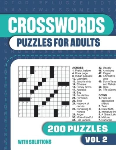 Crosswords Puzzles for Adults - Visupuzzle Books - Livres - Independently Published - 9798710545980 - 17 février 2021