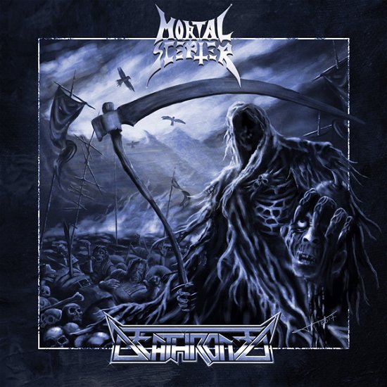 Cover for Mortal Scepter / Deathroned · Split (VINYL) (2020)