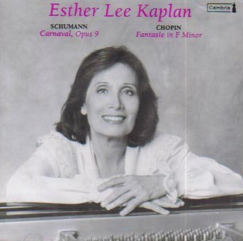 Cover for Schumann / Chopin / Kaplan · Piano Works (CD) (1995)