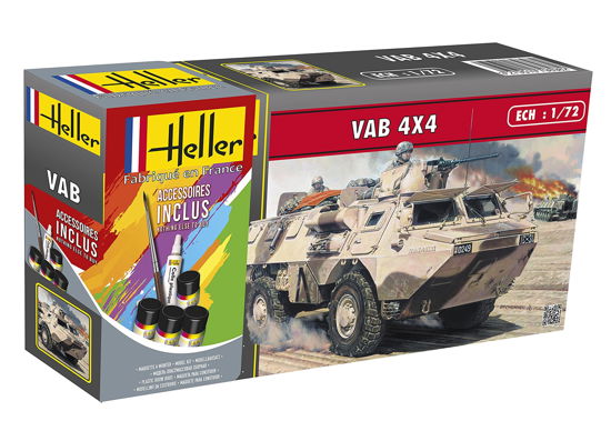 1/72 Starter Kit Vab 4x4 - Heller - Marchandise - MAPED HELLER JOUSTRA - 3279510568981 - 