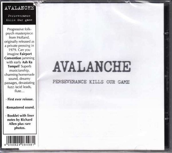 Perseverance Kills Our Game - Avalanche - Muzyka - GUERSSEN - 4040824084981 - 9 lutego 2015