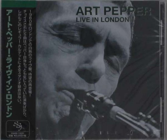 Cover for Art Pepper · Live in London 1980 (CD) [Japan Import edition] (2016)