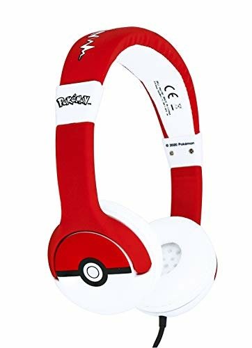 OTL Wired Junior Pokemon Headphones Pokeball Headphones - OTL Wired Junior Pokemon Headphones Pokeball Headphones - Produtos - Oceania Trading Limited - 5055371622981 - 30 de maio de 2022