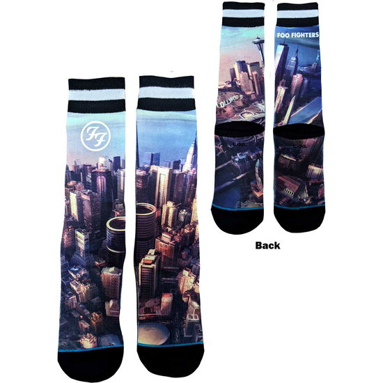 Cover for Foo Fighters · Foo Fighters Unisex Socks: Sonic Highways (Back Print) (Ex-Tour) (Socks)