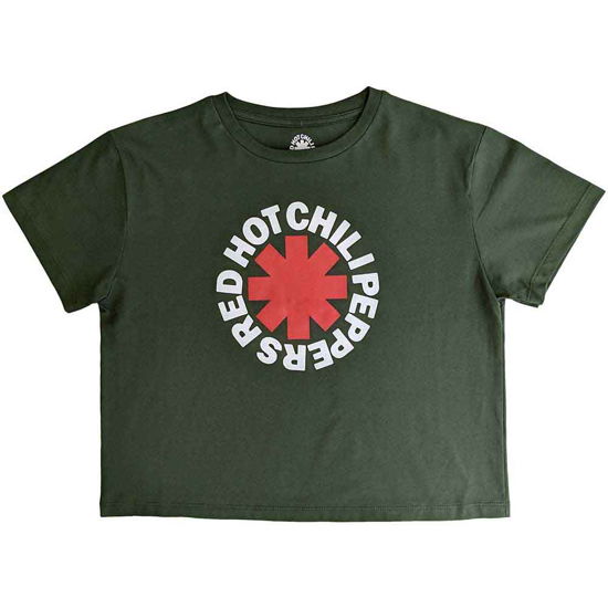 Red Hot Chili Peppers Ladies Crop Top: Classic Asterisk - Red Hot Chili Peppers - Koopwaar -  - 5056561079981 - 