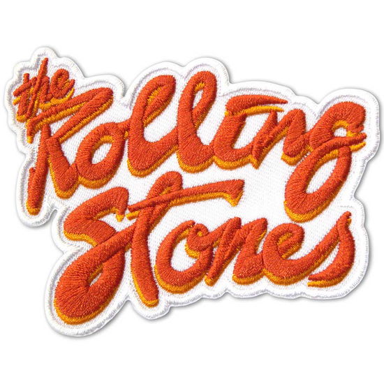 Cover for The Rolling Stones · The Rolling Stones Woven Patch: Orange Logo (Standard) (Patch)