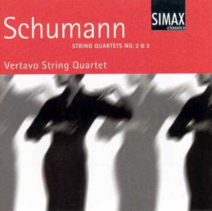 Cover for Schumann,robert / Vertavo String Quartet · String Quartets 2 &amp; 3 (CD) (1997)