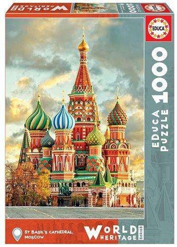 Cover for Educa · Educa - Puzzle 1000 - St. Basil's Cathedral, Moscow (017998) (Pussel) (2020)