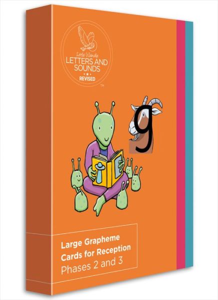 Cover for Wandle Learning Trust and Little Sutton Primary School · Large Grapheme Cards for Reception: Phases 2 and 3 - Big Cat Phonics for Little Wandle Letters and Sounds Revised (Flashcards) (2021)