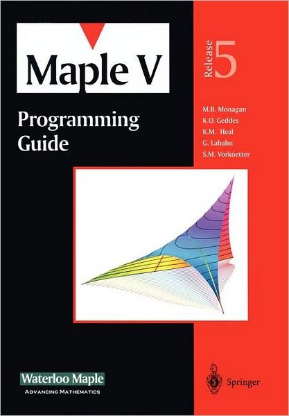 Cover for Waterloo Maple Software · Maple V Programming Guide: for Release 5 (Paperback Bog) [3rd Ed. 1998 edition] (1997)