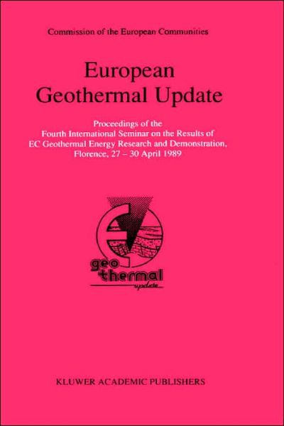 Cover for K Louwrier · European Geothermal Update (International Seminar Proceedings) (Hardcover Book) (1989)