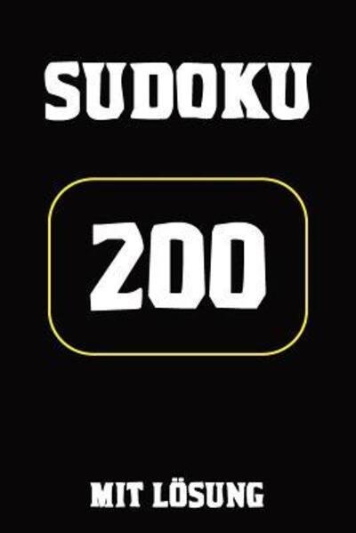 Cover for Tewebook Sudoku · Sudoku 200 mit Loesung (Paperback Book) (2019)