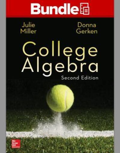 Gen Combo Ll College Algebra; Connect Mhba 52w Access Card College Algebra - Julie Miller - Inne - McGraw-Hill Education - 9781259821981 - 16 września 2015