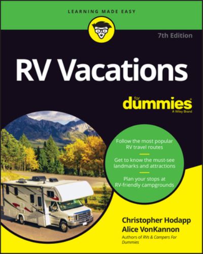 Cover for Christopher Hodapp · RV Vacations For Dummies (Paperback Book) (2023)