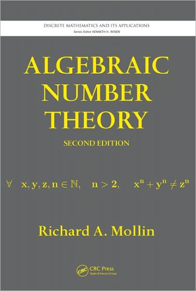 Cover for Richard A. Mollin · Algebraic Number Theory - Discrete Mathematics and Its Applications (Hardcover Book) (2011)