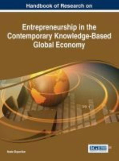 Cover for Neeta Baporikar · Handbook of research on entrepreneurship in the contemporary knowledge-based global economy (Bok) (2015)