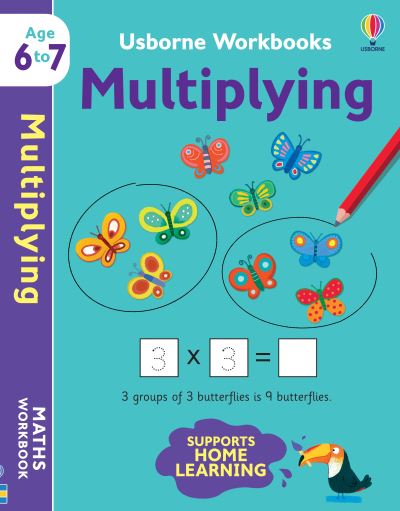 Cover for Holly Bathie · Usborne Workbooks Multiplying 6-7 - Usborne Workbooks (Paperback Book) (2021)